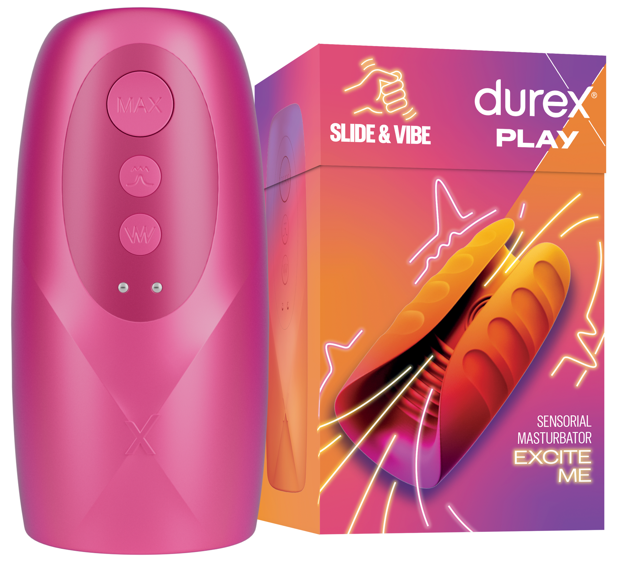 Durex Senorial Masturbaattori, Excite ME, Slide & Vibe