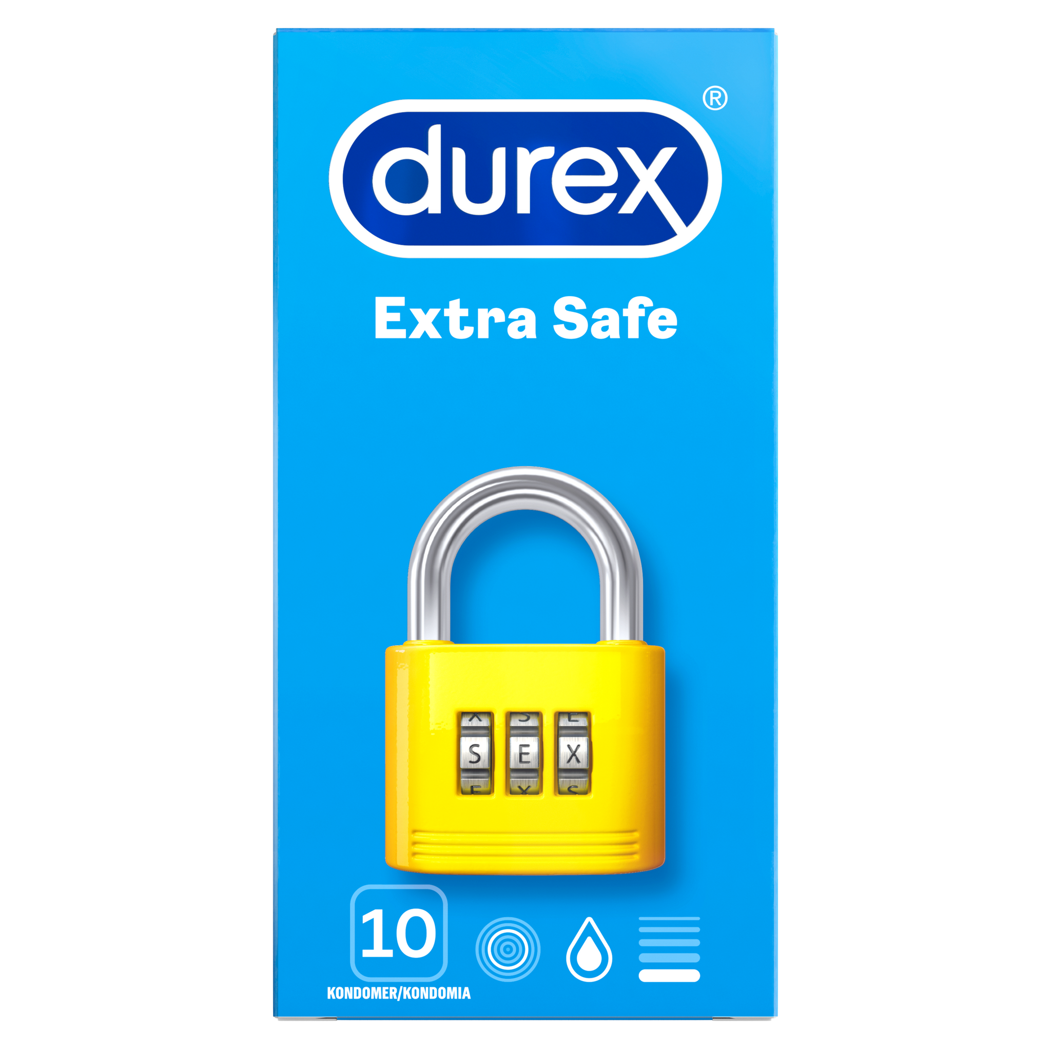 Durex Extra Safe 10 PCs.