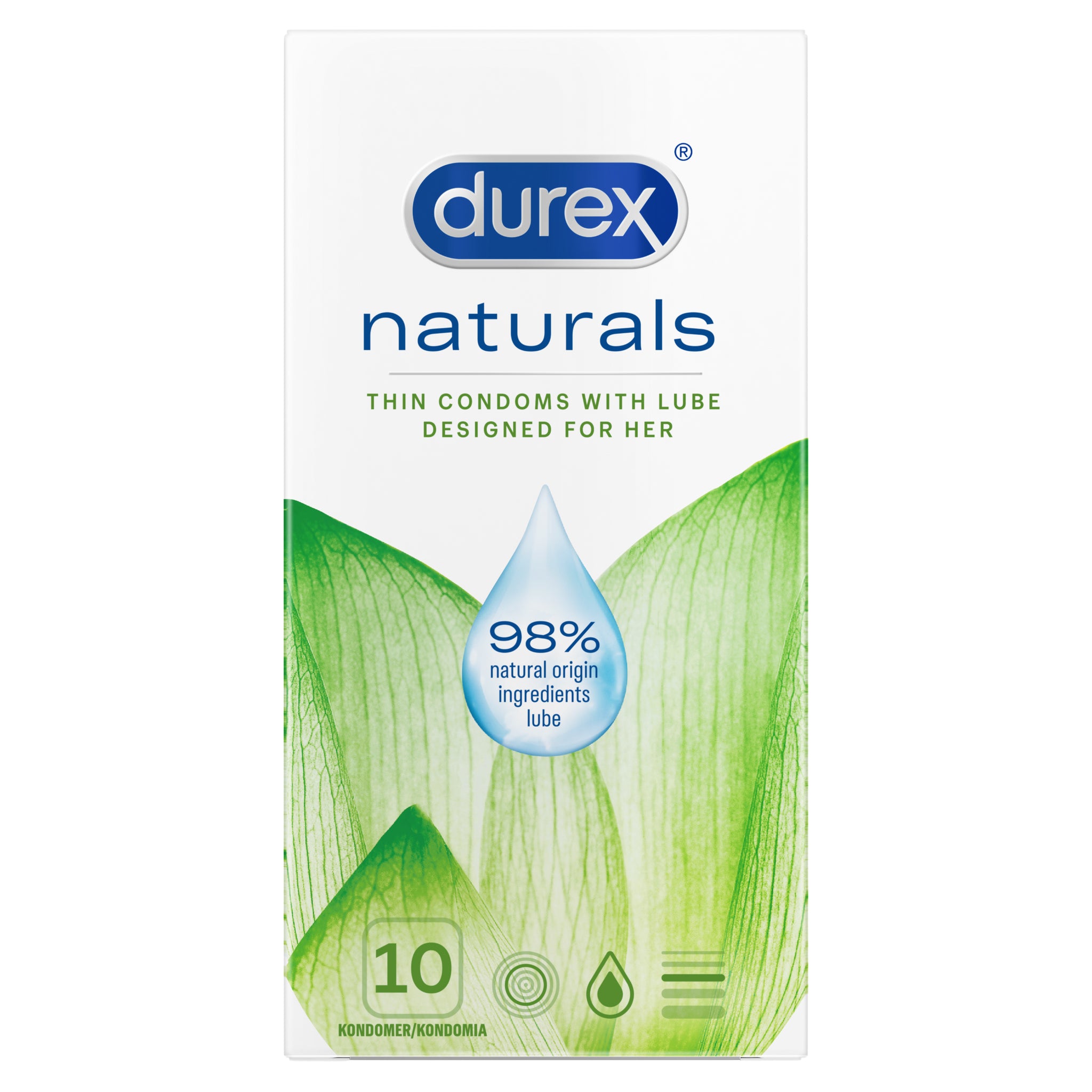 Durex Naturals 10 kpl.