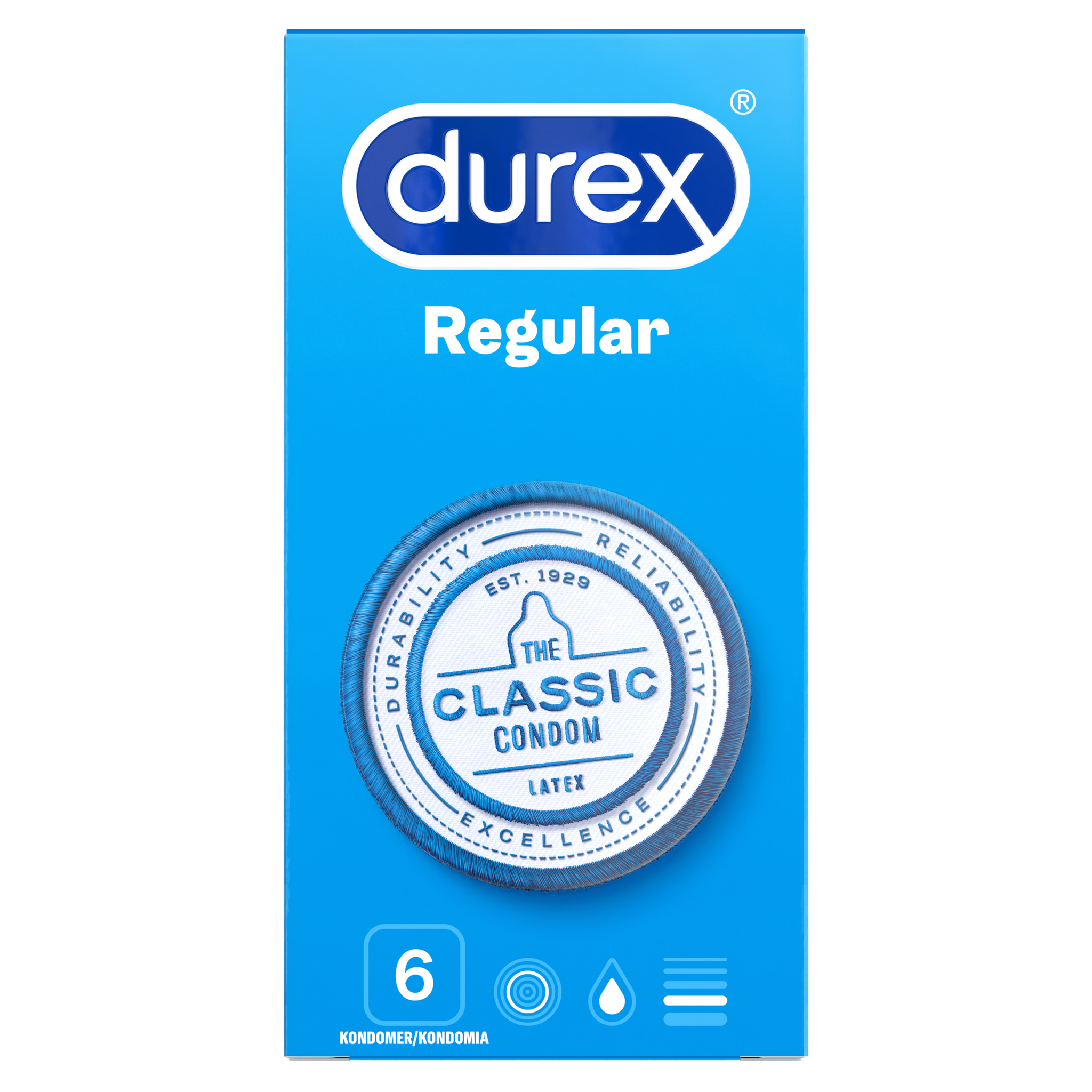 Durex Regular 6 stk.
