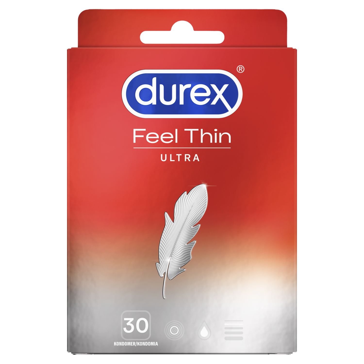 Durex Feel Ultra Thin Kondomer 30 stk.